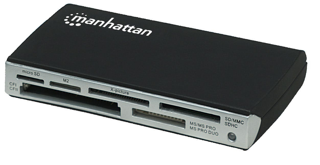 Lector De Tarjetas Usb 60 En 1 Manhattan 100939