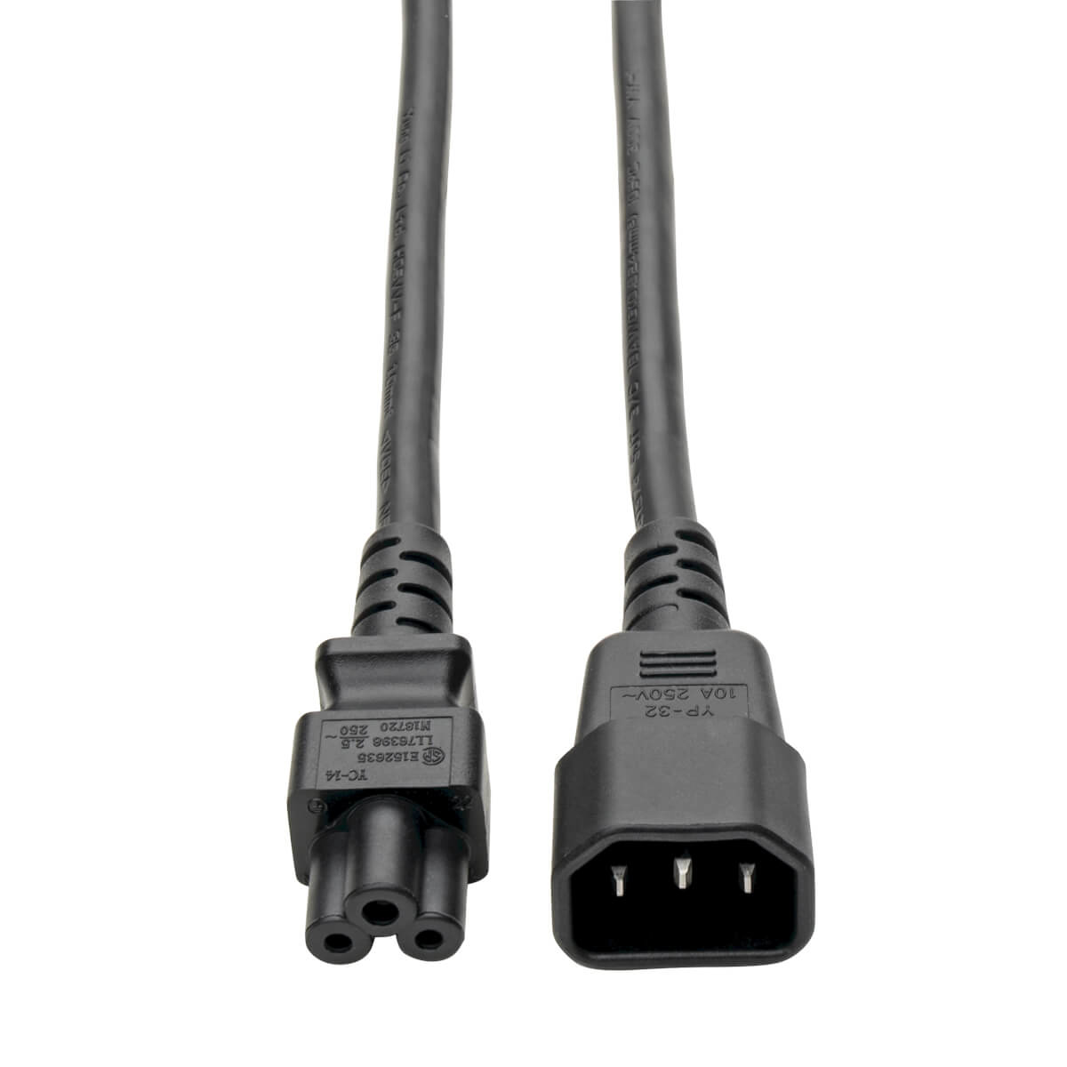 Cable De Poder Tripp Lite Para Laptop C14 A C5 1.83M Negro P014-006
