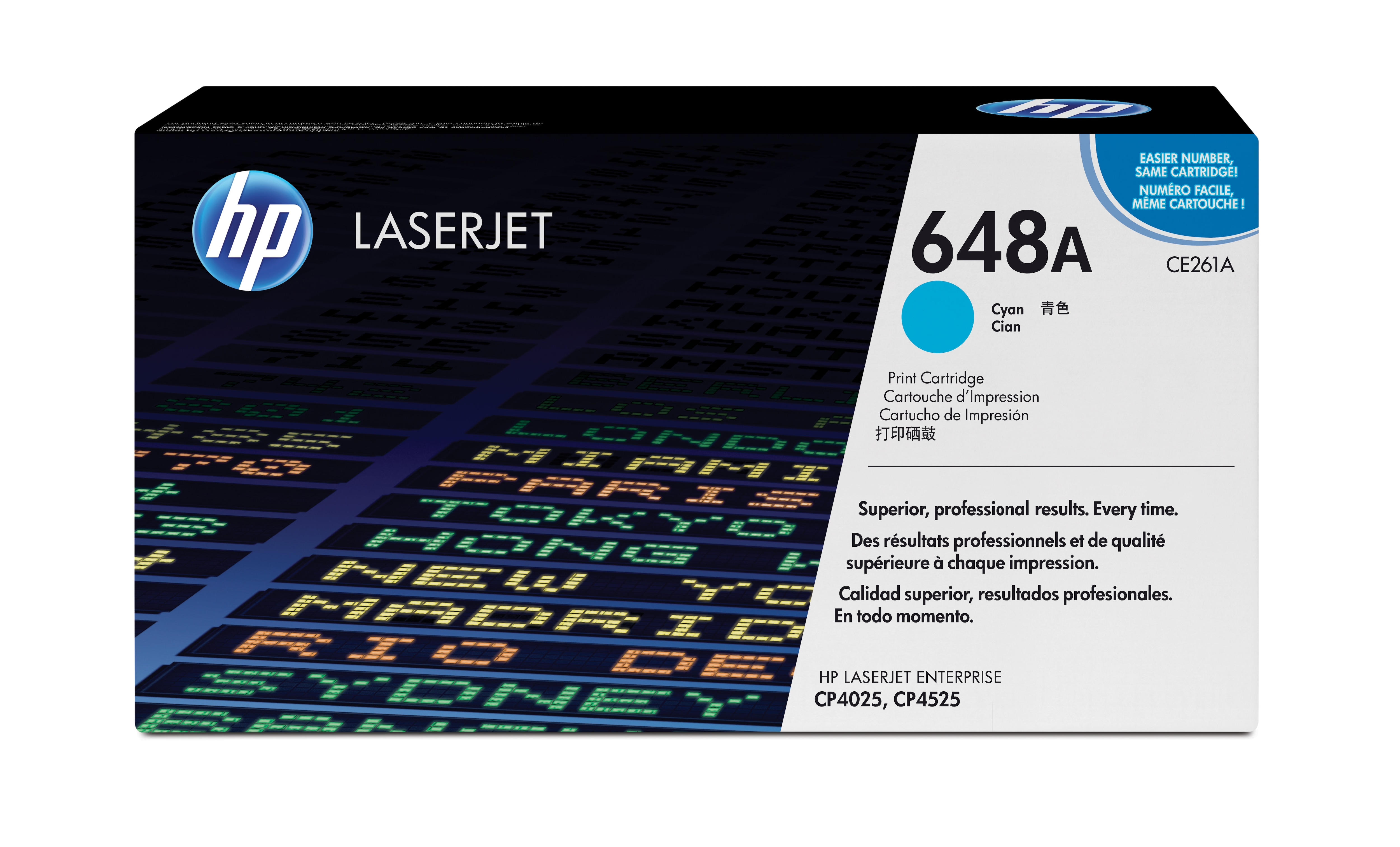 Toner Para Impresora Laser 648 A Cyan Para Cp4525Dn Ce261A