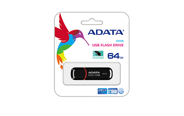 Memoria Flash Adata Uv150 64Gb Usb 3.0 Negro (Auv150-64G-Rbk)