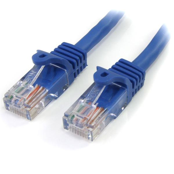 Patchcord Startech 100Mbps Cat5E Ethernet Rj45 1M Azul 45Pat1Mbl