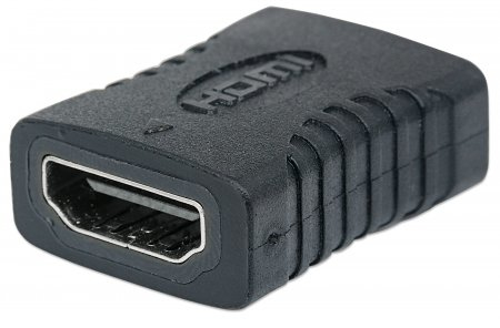 Cople Hdmi Manhattan Hdmi-Hdmi Hembra/Hembra Negro 353465