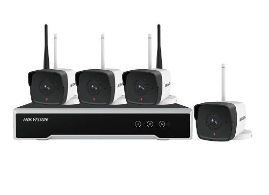 Kit Nvr Hikvision 1080P Ip 4Canales 4Cam Bala Hdd 1Tbnk42W01Twd