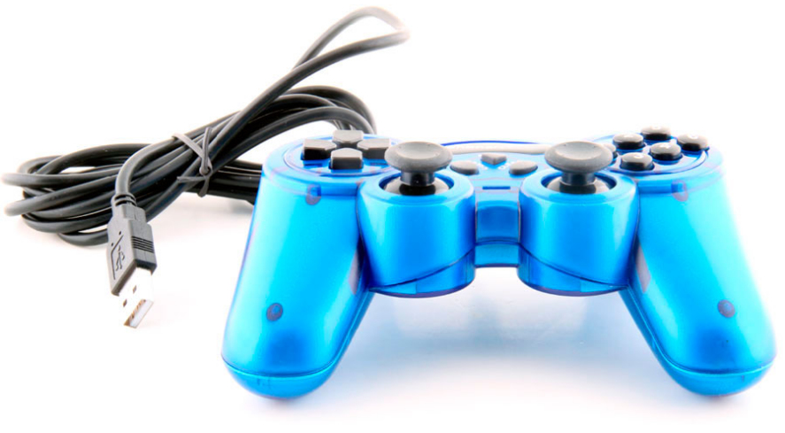 Control Para Juegos Sabrent 12 Botones Azul (Usb-Gamepad)