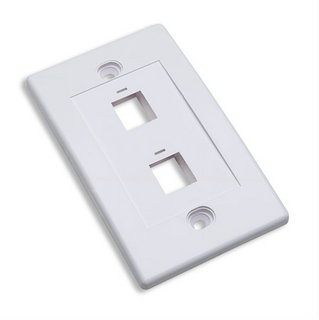 Tapa (Faceplate) 2 Perforacion Blanco 163293