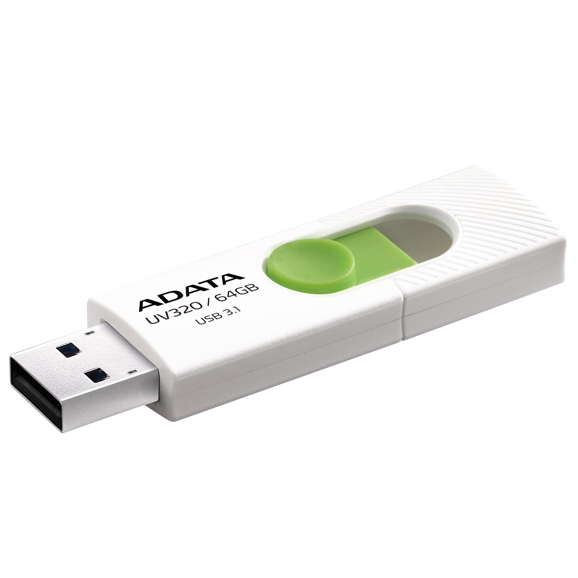Memoria Flash Adata Uv320 64Gb Usb3.1 Verde/Blanco Auv320-64G-Rwhgn