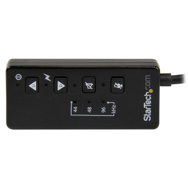 Tarjeta Sonido Estereo Usb Externa Spdif Microf  Startech Icusbaudiomh