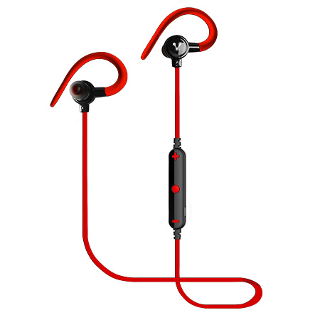 Audifonos Sport Bluetooth Vorago Esb-300 Rojo Manos Libres