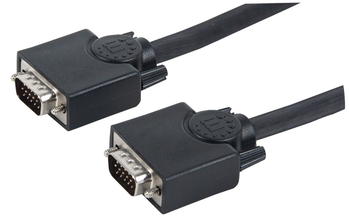 Cable Monitor Svga Manhattan 8Mm Hd15M-M 15.0M 313629