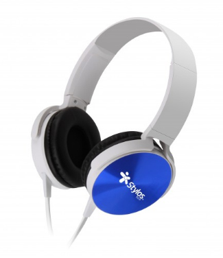 Diadema Stylos Stsdsx1W Color Azul Con Blanco Alambricos