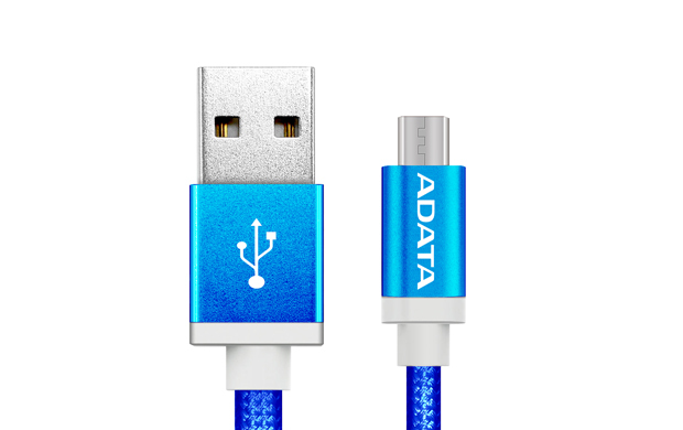 Cable Adata Micro Usb De 100Cm Y 2.4A Azul (Amucal-100Cmk-Cbl)