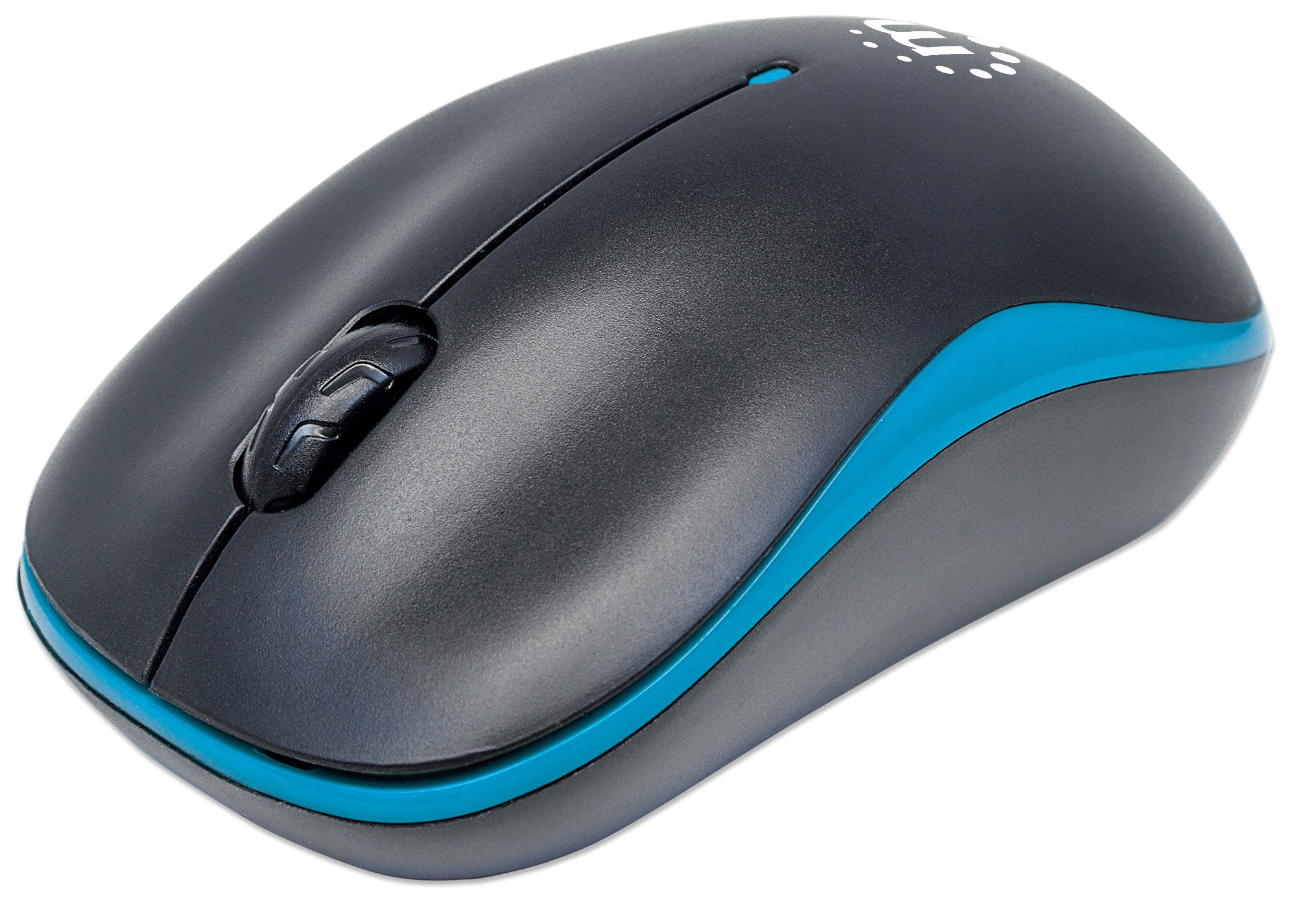 Mouse Inalambrico Manhattan Success Negro/Azul 179416