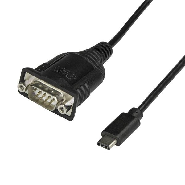 Cable Usb Startech Tipo C A Serial Db9 40Cm Negro Icusb232Proc