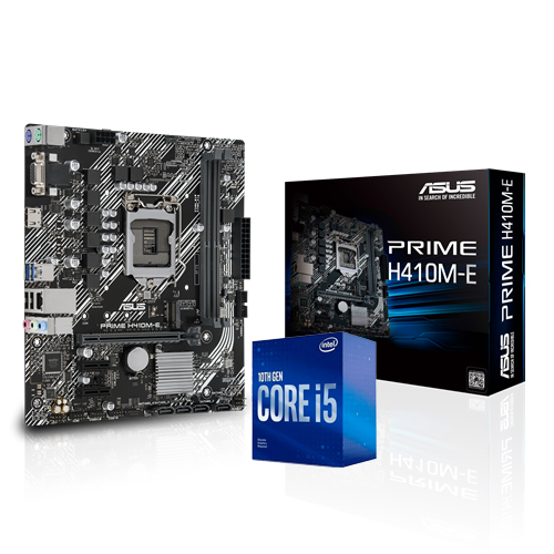 Kit De Tarjeta Madre Asus H410M-E + Procesador Intel Core I5 10400
