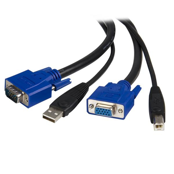 Cable Kvm Universal 2 En 1  Ps/2 Hd-15 Vga De 3M  Startech Svusb2N1_10