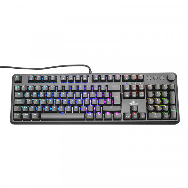 Teclado Gamer Yeyian Ytm-28207R Asward S3000 Mecanico Switch Rojo Rgb