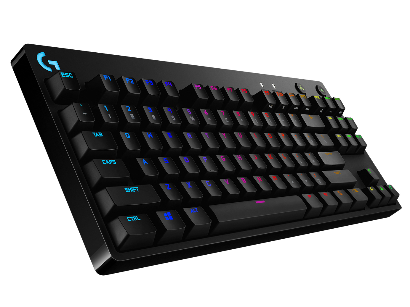Teclado Mecánico Logitech G Pro TKL RGB Alámbrico USB-A Removible Inglés Negro 920-009388