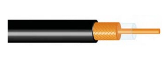 Cable Coaxial Condumex Rg-59 Cu Cu 23Awg Negro Carrete 500M
