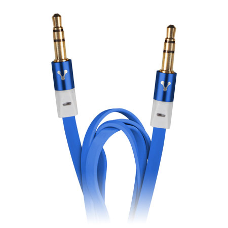 Cable De Audio Vorago 1 5 M 3.5Mm Azul Cab-108-Azul