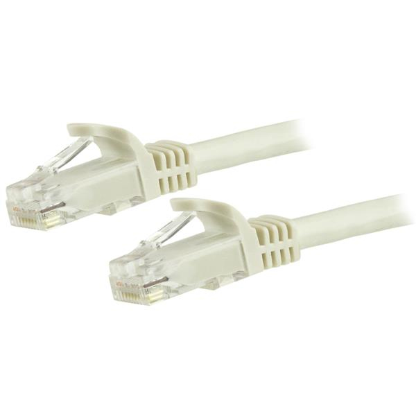 Startech Cable De Red 1.8M Gris Cat6 Utp Sin Enganches N6Patch6Wh