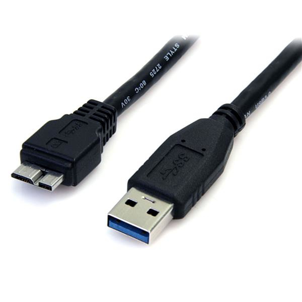 Cable 50Cm Usb3.0 Micro Usb B  A Usb A Macho Startech Usb3Aub50Cmb