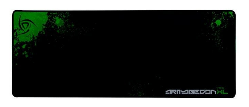 Mouse Pad Gamer Vsg Armagedon Xl 78Cm*40Xm Negro Con Verde Vg-Mp290