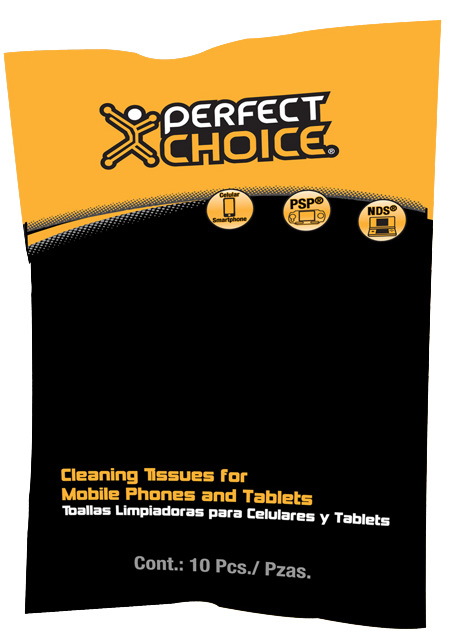 Toallas Limpiadoras Perfect Choice Pc-030324 Para Celulares Y Consolas