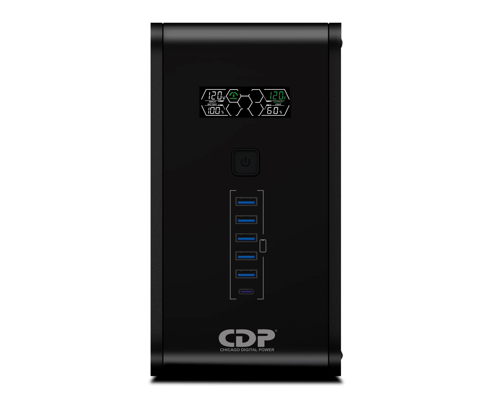 No Break Cdp R-Smart751 750Va/350W 10 Cont Lcd Reg. Bat. Sup.