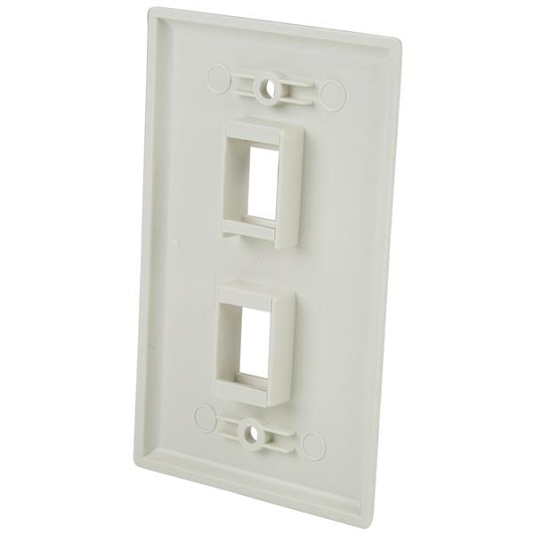 Startech Placa De Pared 2 Salidas Rj45 Blanco Plate2Wh