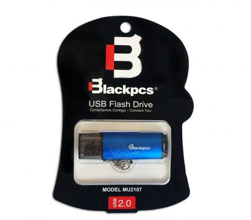 Memoria Flash Blackpcs 16Gb Color Azul Plastico Usb 2.0 (Mu2107B-16)