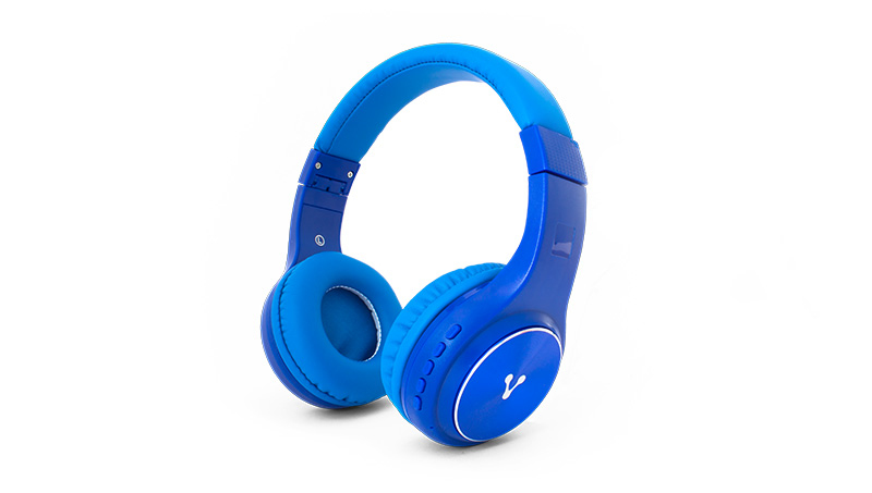 Diadema Vorago Hpb-300 Recargable Bluetooth / Fm / Microsd Azul