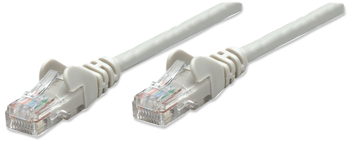 Cable Patch Utp Cat 5E Intellinet 1.0 Mts (3.0F) Gris 318921