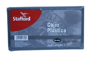 Cojin P/Sellos Stafford #2 Plastico S/Tinta 15.5X8 Cms