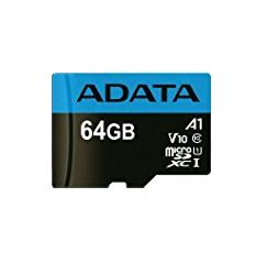 Memoria Microsd Adata Ausdx64Guicl10A1-Ra1 64Gb Negro Clase 10
