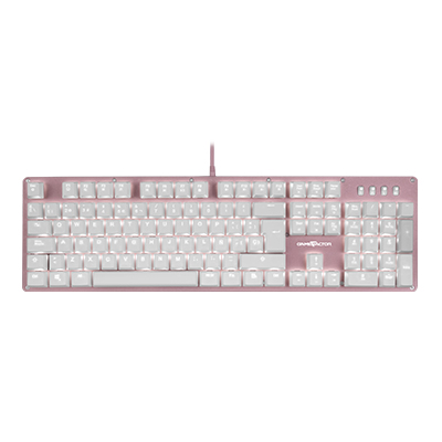 Teclado Gamer Game Factor Kbg400 Mecanico Switch Red Rosa