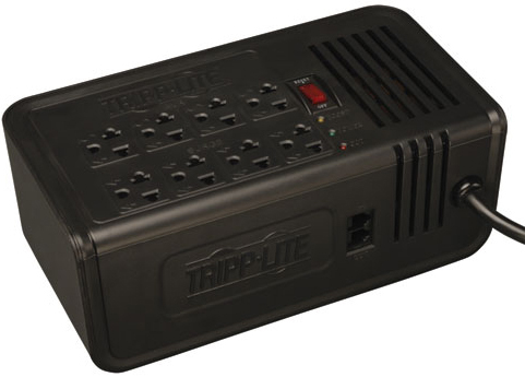 Regulador De Voltaje Tripp-Lite 8Cont Negro 2000Va 1000W Hogar Y Ofic