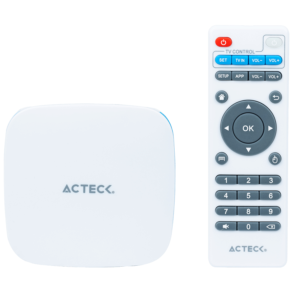 Tv Box Acteck Penta Core Android 7.1 2 Puertos Usb 2.0 4K 2K Ac-927956