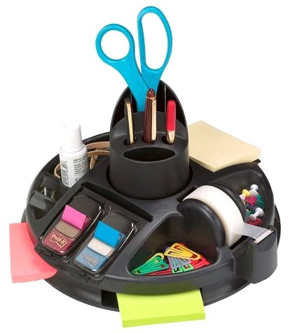 Organizador 3M C-91 Giratorio Escritorio Color Negro