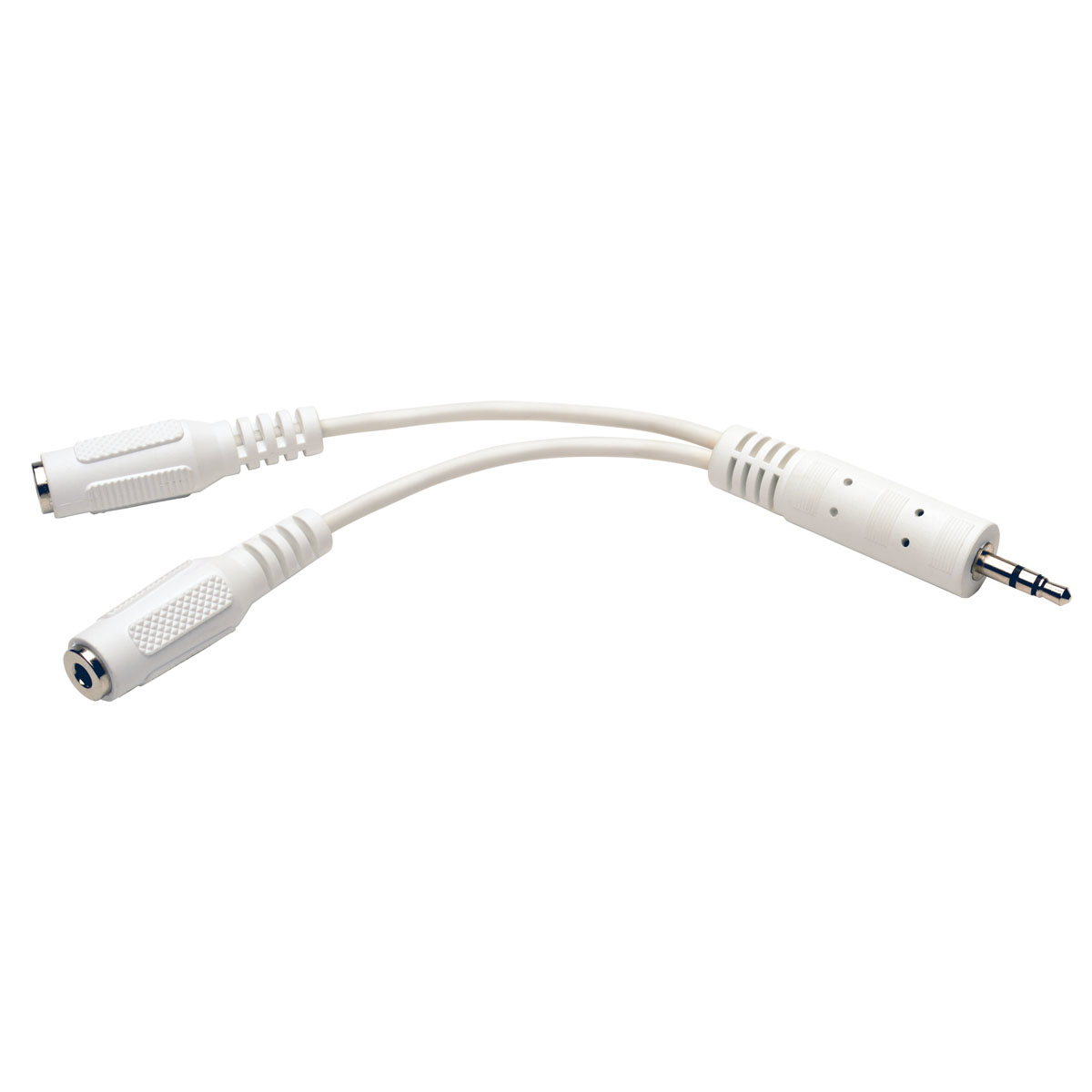 Cable "Y" Tripp Lite P313-06N-Wh 3.5Macho 2X3.5 Hembra 15Cm Blanco