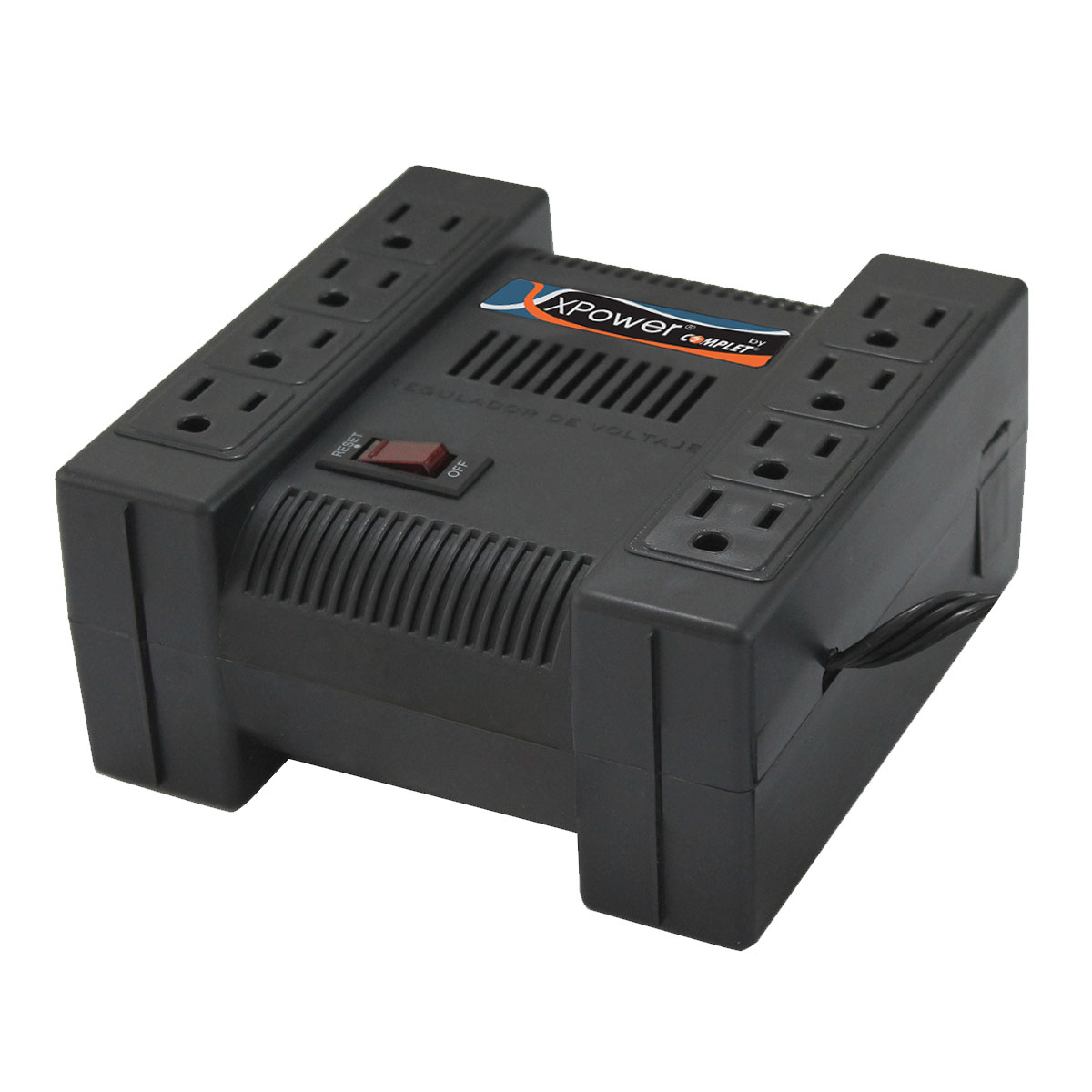 Regulador Complet Xp1300 8 Negro 1300 Va 650 W