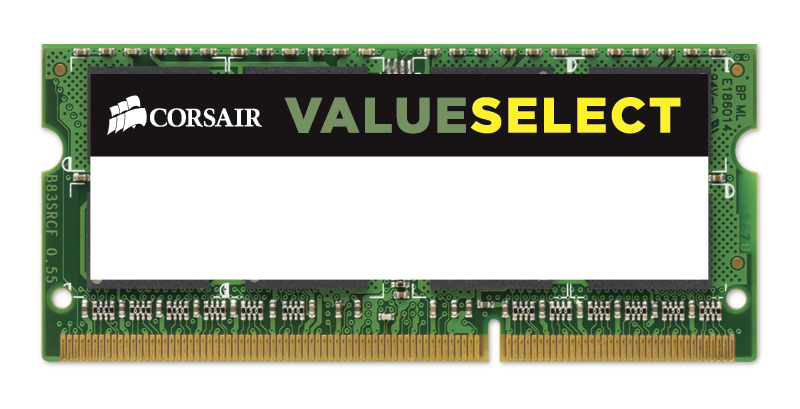 Memoria Ram Sodimm Corsari Value Select Ddr3L 8Gb Cmso8Gx3M1C1600C11
