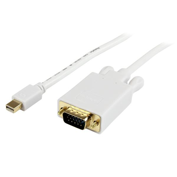 Cable 4.5M Activo Mini Displayport A Vga Blanco  Startech Mdp2Vgamm15W