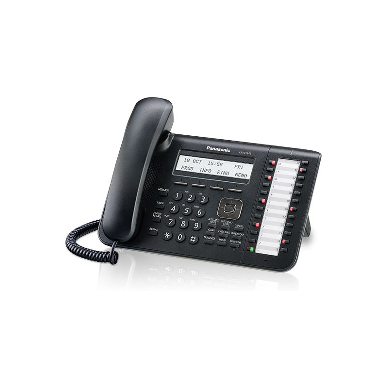 Telefono Panasonic Alambrico De 3 Lineas Kx-Dt543X-B Altavoz Negro