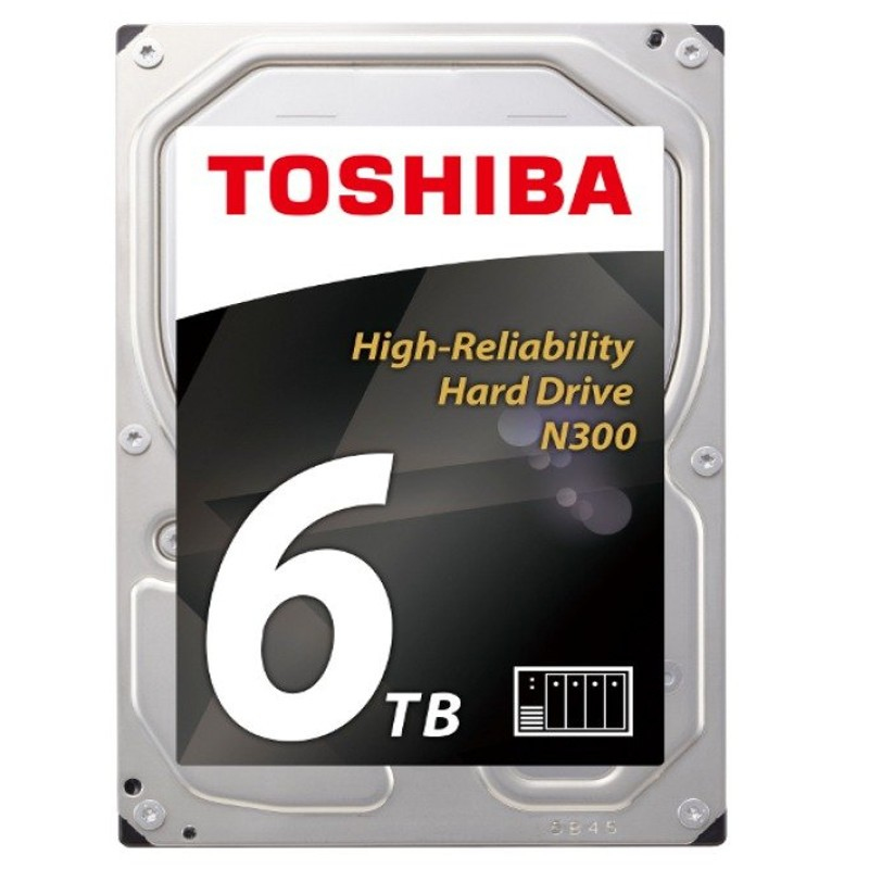 Disco Duro Interno Toshiba N300 Para Nas 6Tb 3.5" 7200Rpm 128Mb Caja
