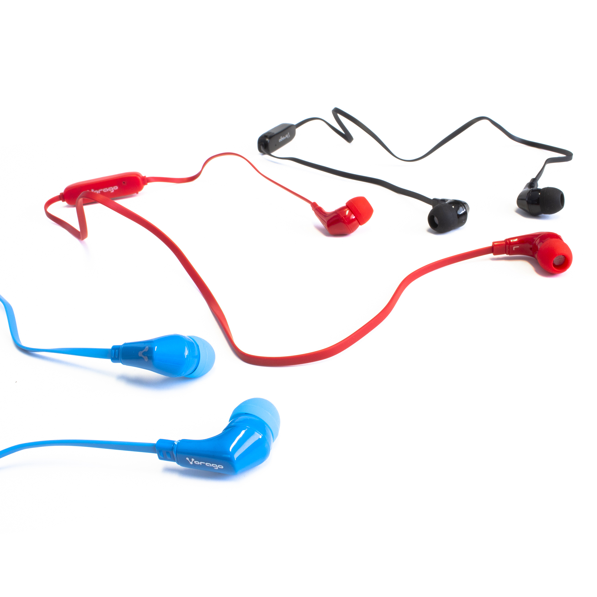 Audífonos Bluetooth Vorago Epb-103 Recargable Manos Libres Azul