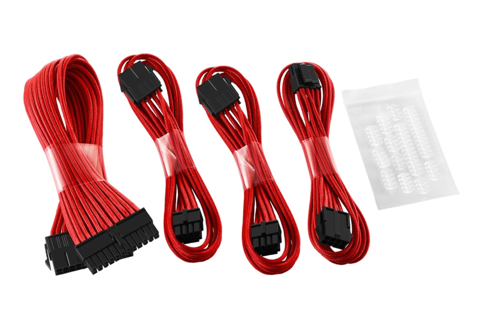 Kit Extensiones De Cables Cable Mod Rojo