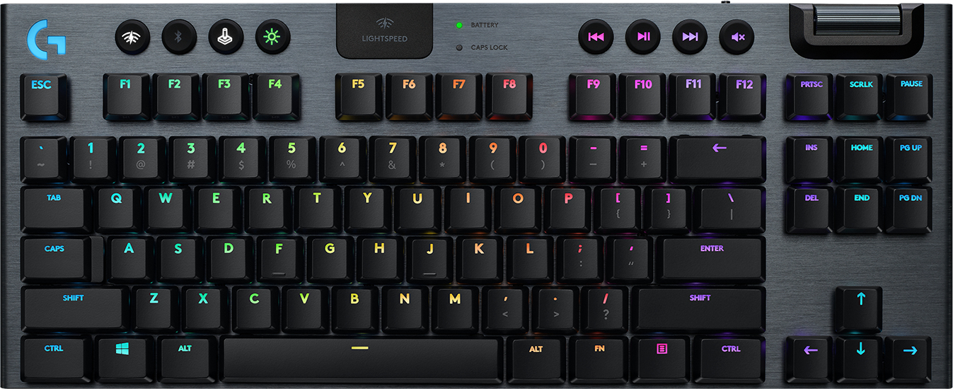 Teclado Logitech G915 Tkl Lightspeed Wireless Rgb Negro 920-009495