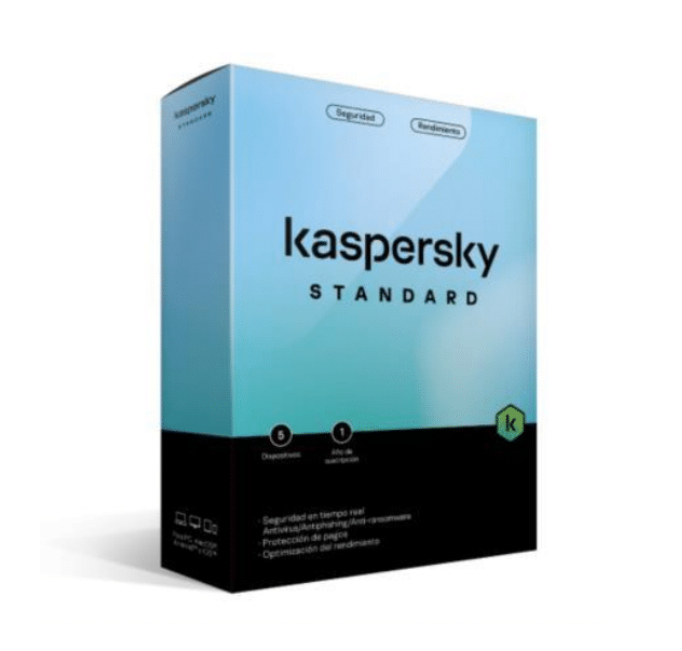 Antivirus Kaspersky Standard 10 Dispositivos 1 Año Licencia Electronica Esd Kl1041Zdkfs