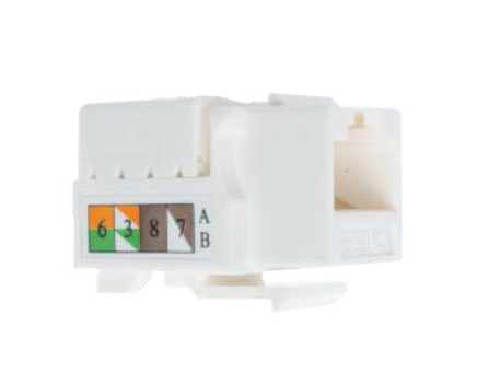 Jack Rj45 Condunet Cat5E Blanco Con Cubrepolvo 8699125Arj