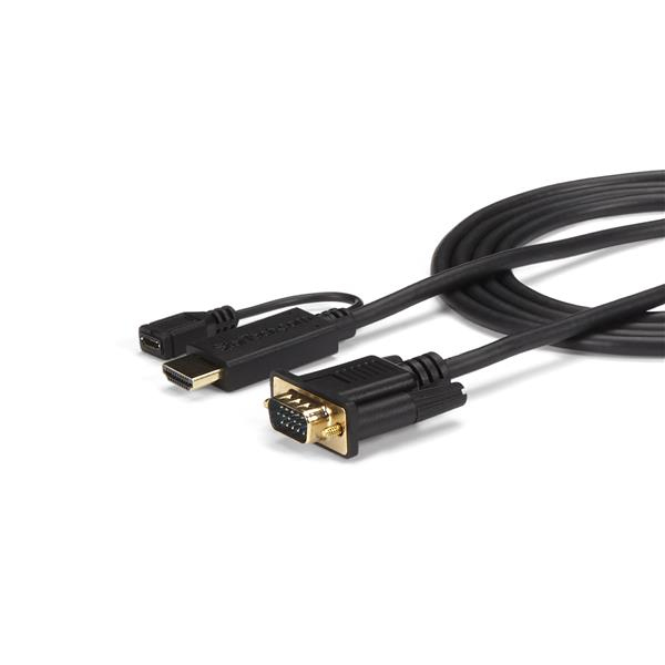 Startech Cable Convertidor Hdmi,Audio -Vga Hembra-Macho Hd2Vgamm6